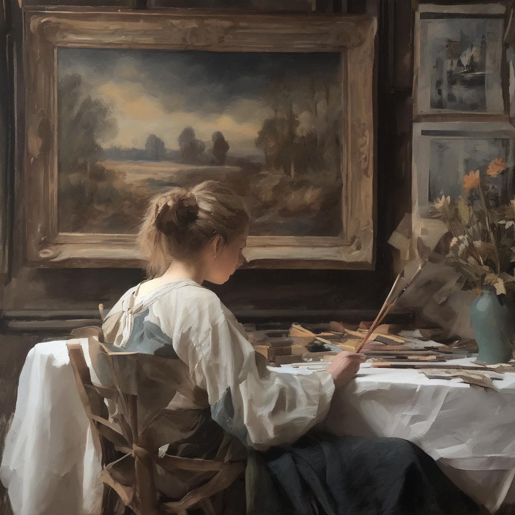 Το στιλ και οι τεχνικές του καλλιτέχνη